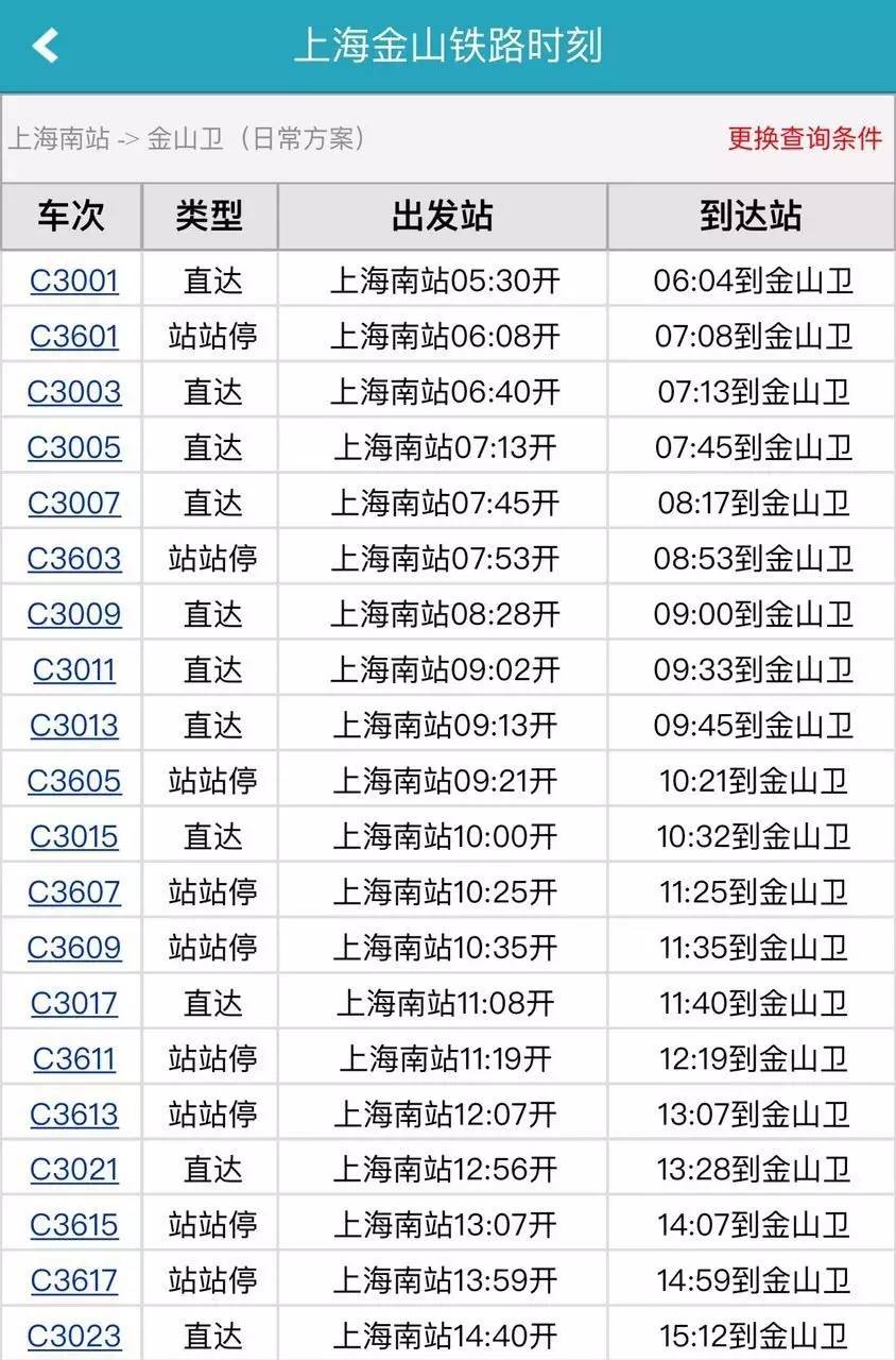 金山鐵路22號(hào)線最新時(shí)刻表詳解